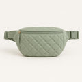 Luhxe Quilted Belt Bag in sage